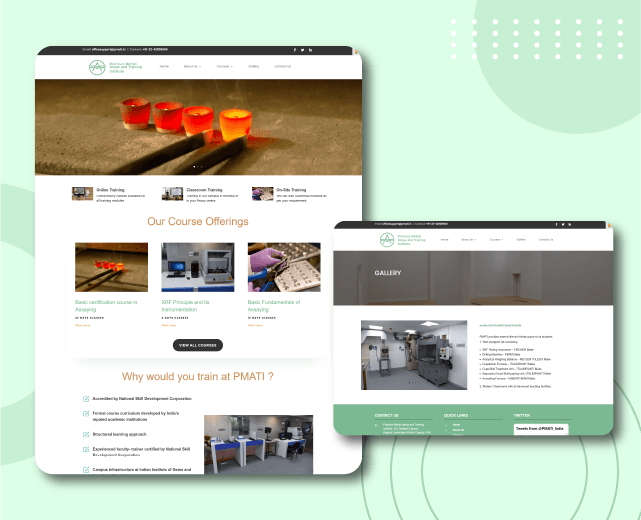 pmati.in - Website Redesign - WP-Business
